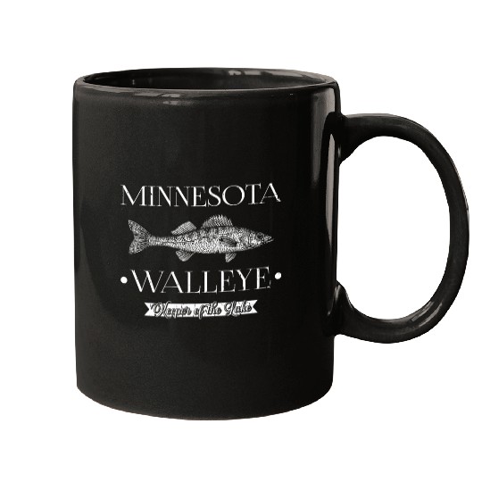Fishing Fun Minnesota Walleye Midwest Fishing Fisherman Angler Fish Mugs