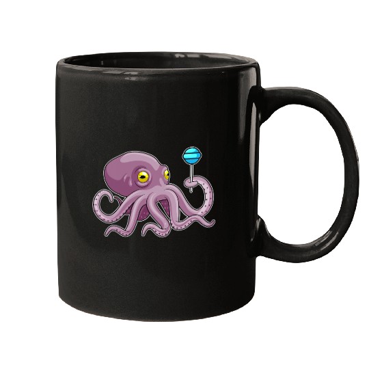 Octopus Pet Lollipop Mugs