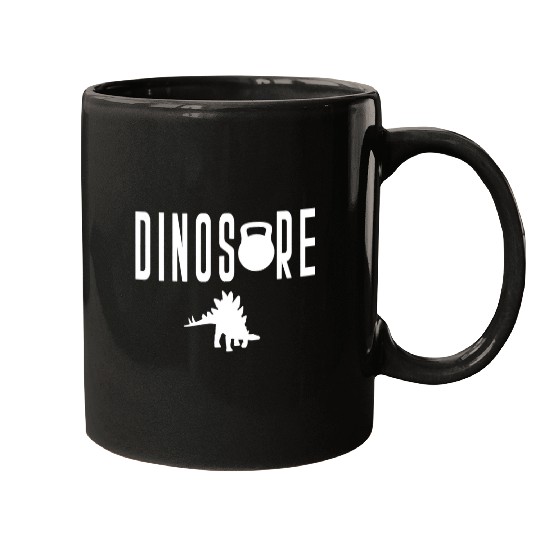 Dinosaur Pet Kettle Bell Class Lunge Goblet Squat Stegosaurus Mugs