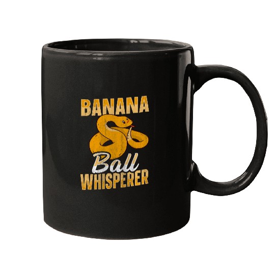 Python Pet Banana Ball Whisperer Snake Funny Ball Python04 Mugs