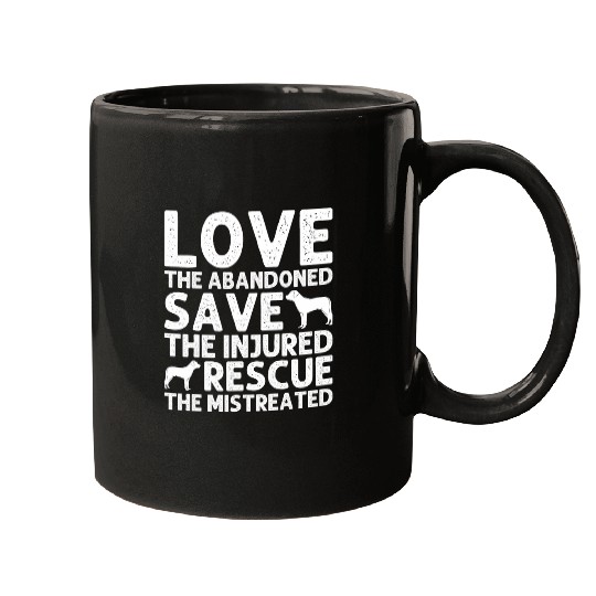 Veterinarian Job Love The Abandoned Dog Veterinarian Save Dogs Dog Rescue Mugs