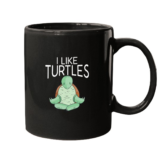 Turtle Pet I like Turtles Cute Sea Turtle Lover 161 Mugs