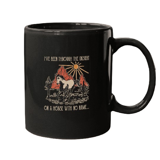 Horse Pet Bee Beekeeping Ive Been Through The Deserts On Outfit A Horse With No Name Mugs