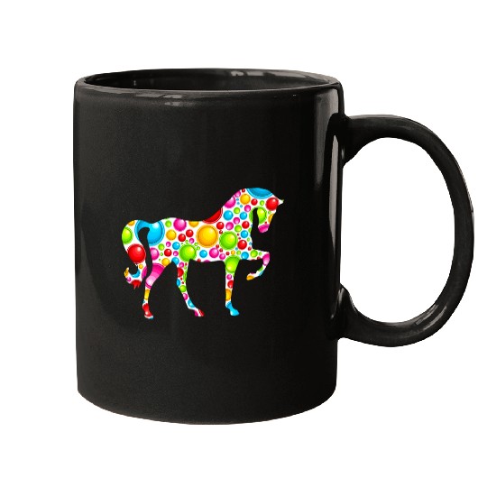 Horse Pet International Dot Day Horse Lover September 15th Graphic Mugs