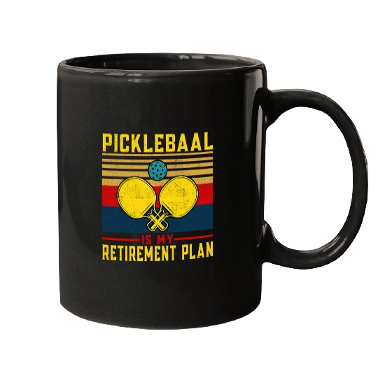 Sport Pickleball Funny Retirement Pickleball Apparel PickleBall Paddle Player 2 Mugs