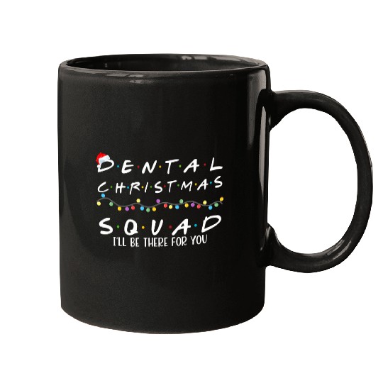 Christmas Dental Squad Hygienist dentists Outfit Costume Mugs
