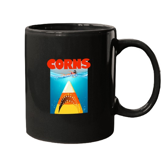 Shark Pet Candy Corn Shark 2Witch Halloween Jaws Parody Funny Mugs