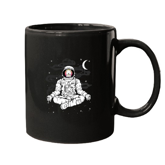 Astronaut Job Yoga Saitama Inu Coin To The Moon Crypto Token Men Mugs