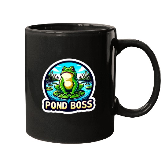 Frog Pet Lily Pad Pond Boss For Frog Lovers 7 Mugs