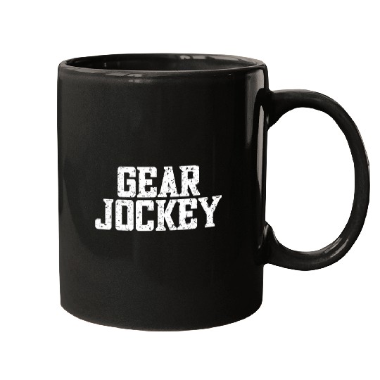 Truck Fun Mens Big Rig Gear Jockey Trucking Humor Gear Shift Truck Driver Mugs