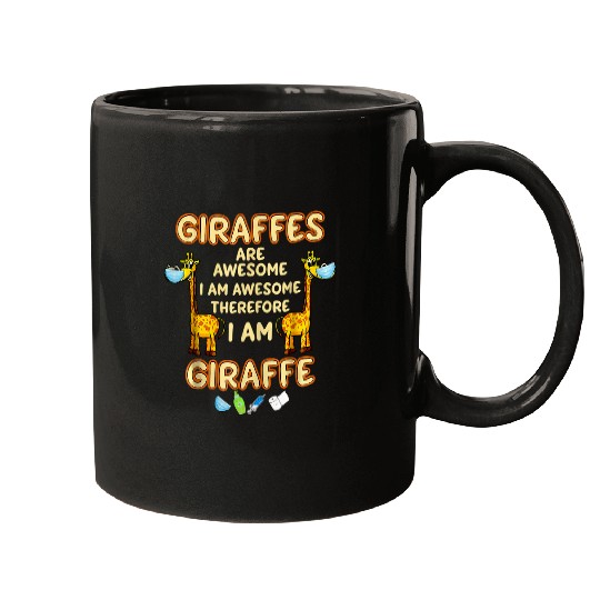 Giraffe Pet plus size mors day graphic print Mugs