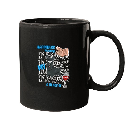 Book Fun Happiness Is Scottish Terriers Books Wines Cute Scottie Dog Mugs