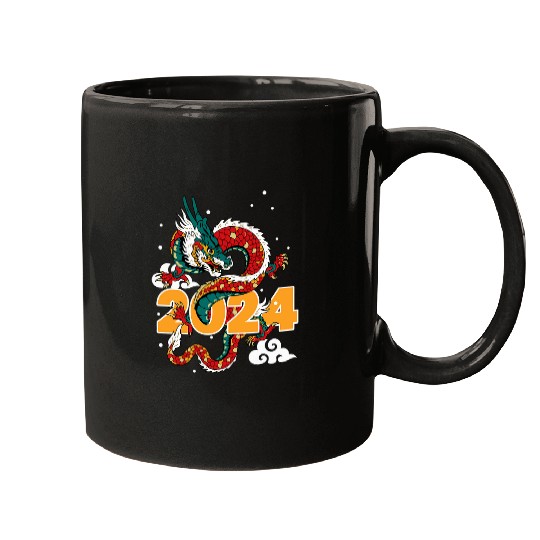 Dragon Pet Lunar New Year Year of the Dragon Mugs