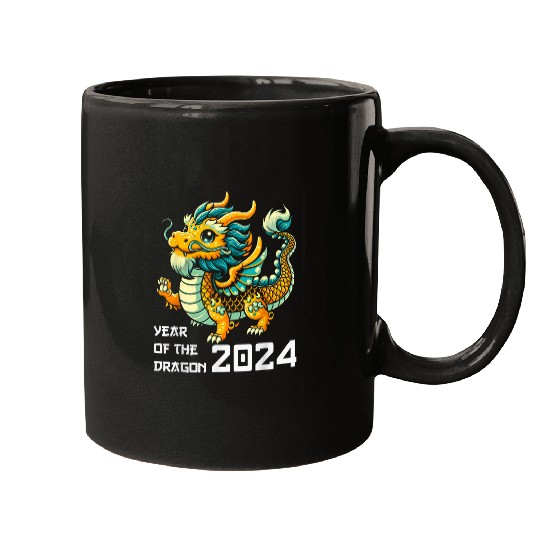 Dragon Pet Lunar New Year Chinese New Year 1 Mugs