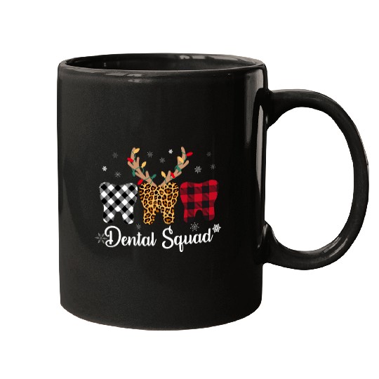 dentists Job Christmas Dental Squad Gifts for dentists for Christmas Mugs