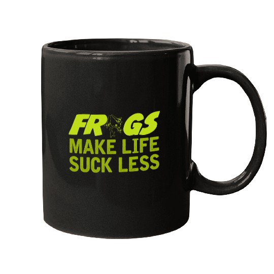 Frog Pet Make Life Suck Less Frog Toad Joke Mugs
