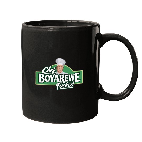 Chef Boyarewe Funny antis Trump Retro Political Presidential Mugs