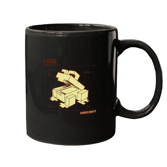 Frog Pet Minecraft The Wild Frog Schematic Poster Mugs
