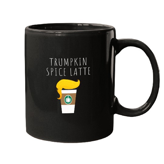 Coffee Fun Trumpkin Spice Latte Fall Donald Trump 2024 Political Mugs