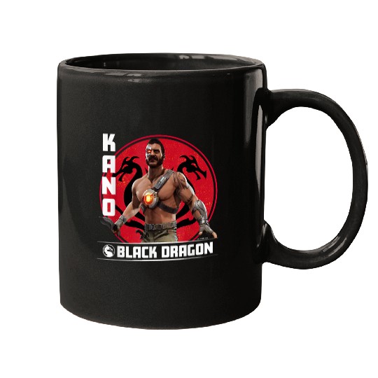 Dragon Pet Mortal Kombat Kano Black Dragon Mugs