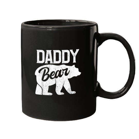 Bear Pet Mens Daddy Bear Funny Dad Papa Fathers Day Mugs