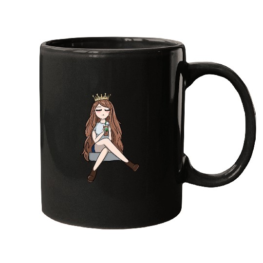 Coffee Fun Iced Coffee Passenger Princess Cute Girlfriend Wife Barista Mugs