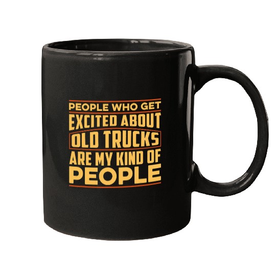 Truck Fun Big Rig Trucking Old Man Trucker 3 Mugs