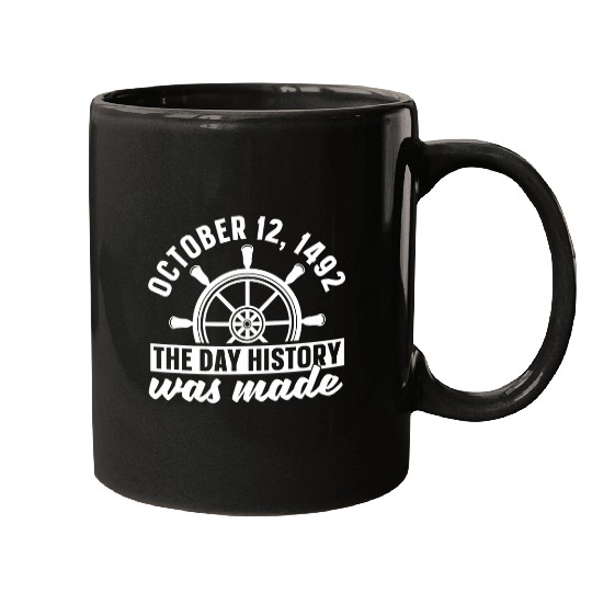 1492 Sailing Christopher Columbus Day Mugs