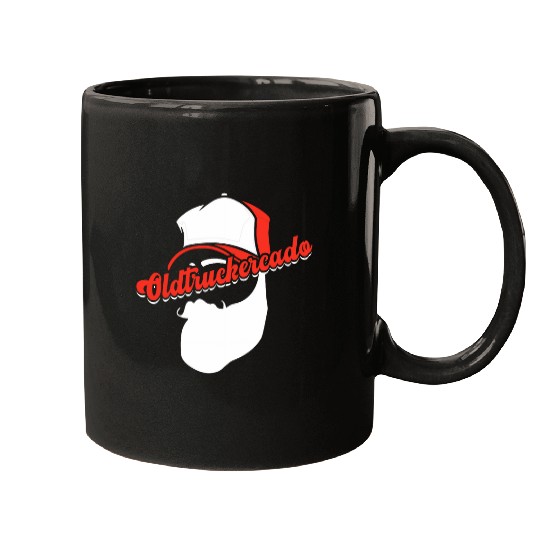 Truck Fun Big Rig Trucking Old Man Trucker Mugs