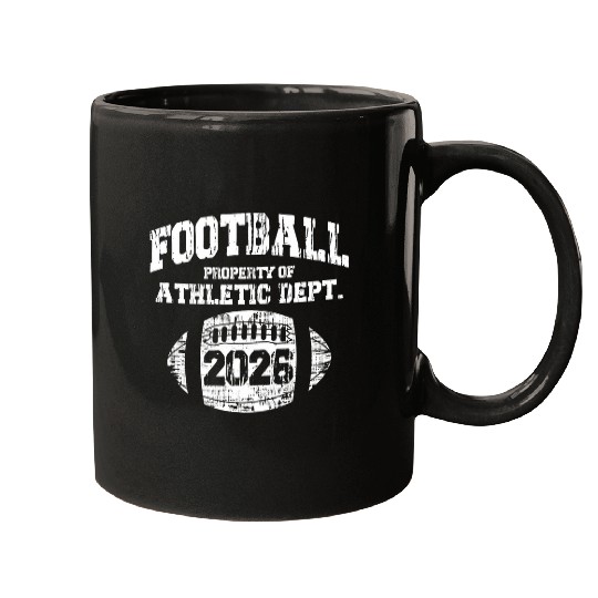 Class Of 2026 Senior High School Football College Graduation Mugs