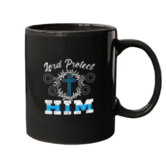 Police Job Lord Protect Him Police Officer Law Enforcement Cop Mugs