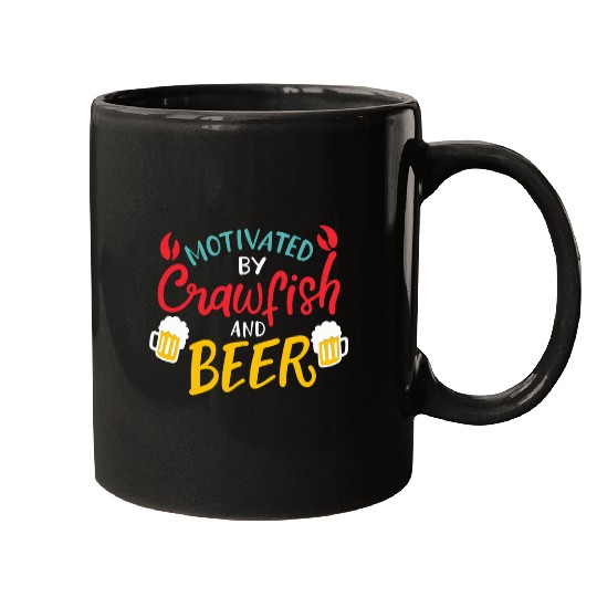 Beer Fun Motivated By Crawfish Beer Mugs
