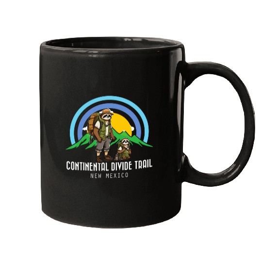 Sloth Pet Continental Divide Trail New Mexico Souvenir Mountain Sloth Mugs