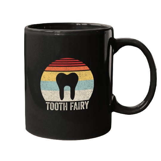 dentists Job vintages Retro Tooth Fairy Dental dentists Mugs