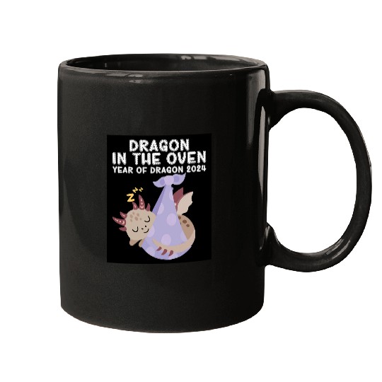 Dragon Pet in the Oven Baby Show Expecting Mom Pregnancy Costume Mugs