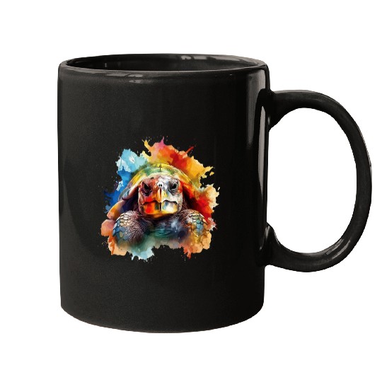 Turtle Pet Colorful Turtles Animal Pet Owner Wildlife Nature Lover Mugs