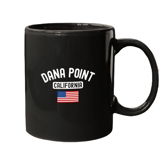 Bear Pet Dana Point californias USA Flag Cali Bear Orange County Retro Mugs