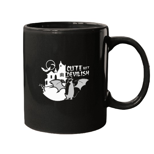 Penguin Pet Cute But Devilish Ladies Men s Penguin Funny Bird Mugs
