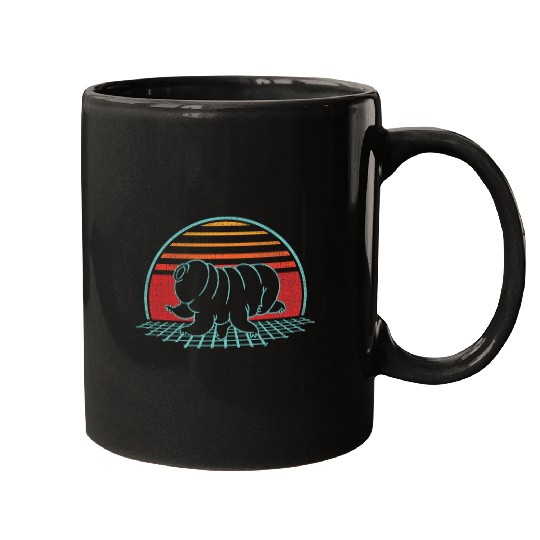 Bear Pet Tardigrade Water Bear Retro 80s Style Mugs