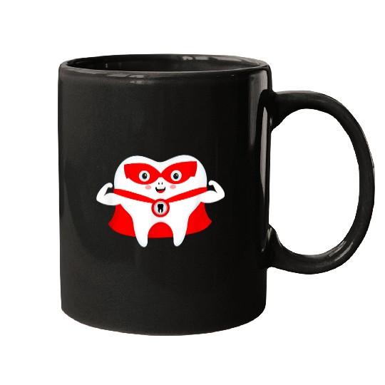 dentists Job Superhero dentists Graduation Dental Hygiene School Teeth Mugs