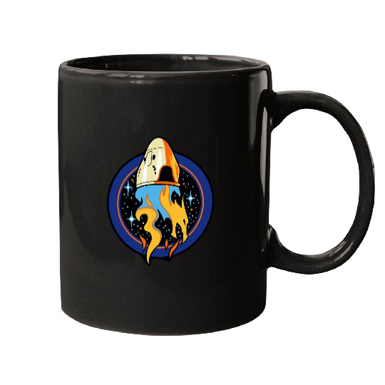 Dragon Pet NASA Dragon Mission One Commercial Crew3 Insignia Mugs