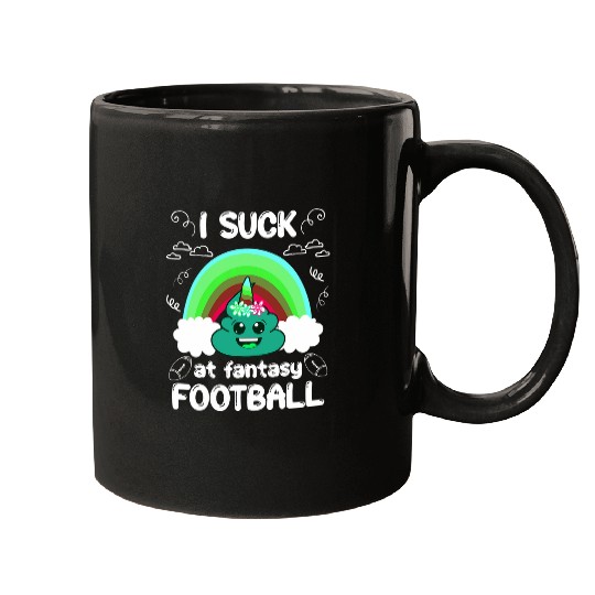 Bad Fantasy Football Player Suck at Fantasy Football Mugs