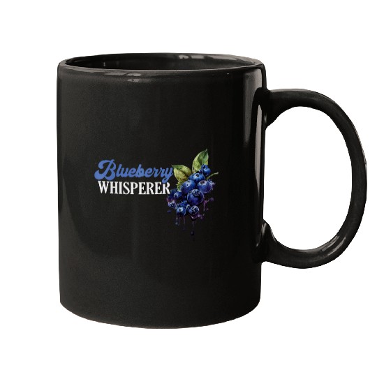 Blueberry Whisperer Fruit Blueberries Berry Garden Farmer Mugs