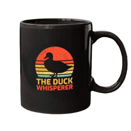 Duck Pet The Duck Whisperer Retro Ducklings Farmer Mugs