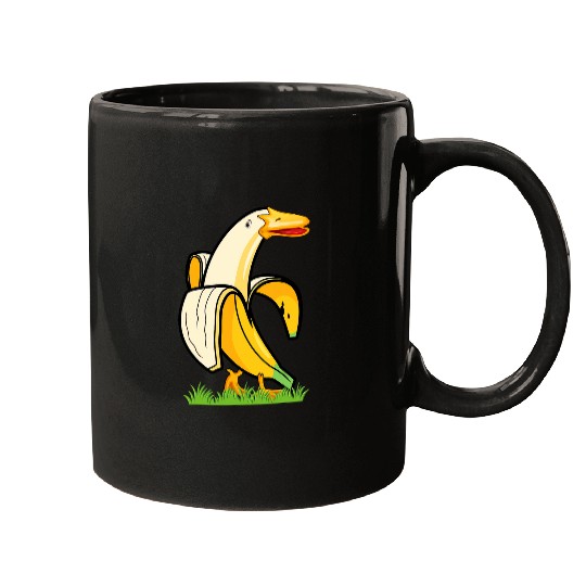 Duck Pet Funny Banana Duck Design Ducks Lovers Outfit Duck Mugs