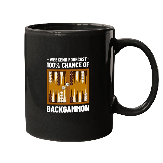 Backgammon Board Game Player Rules Mugs