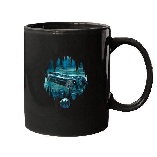 Batman Batmobile Cave Mugs