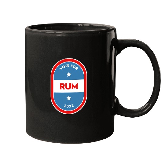 Bartender Job Rum Lover Bartender Political Election Parody Mugs