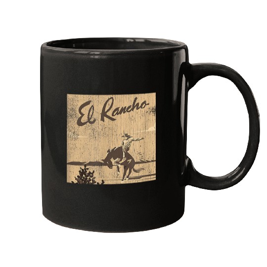 El Rancho DriveIn Theatre vintages Design San Jose Mugs