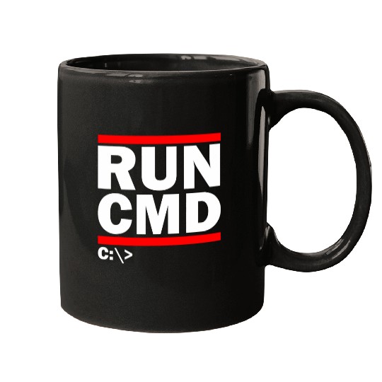 Admins Programmers Run CMD Mugs